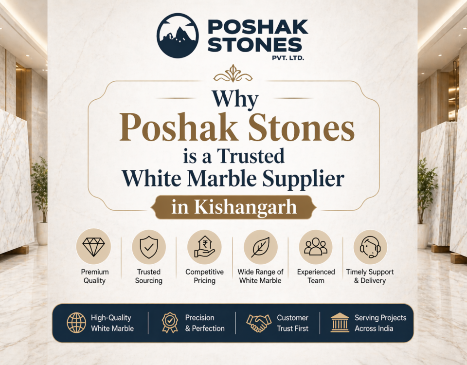Why Poshak Stones is a Trusted White Marble Supplier in Kishangarh