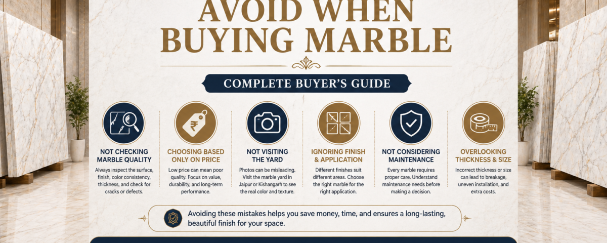 Common Mistakes to Avoid When Buying Marble
