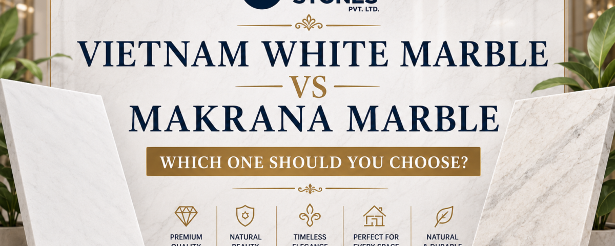 Vietnam White Marble vs Makrana Marble