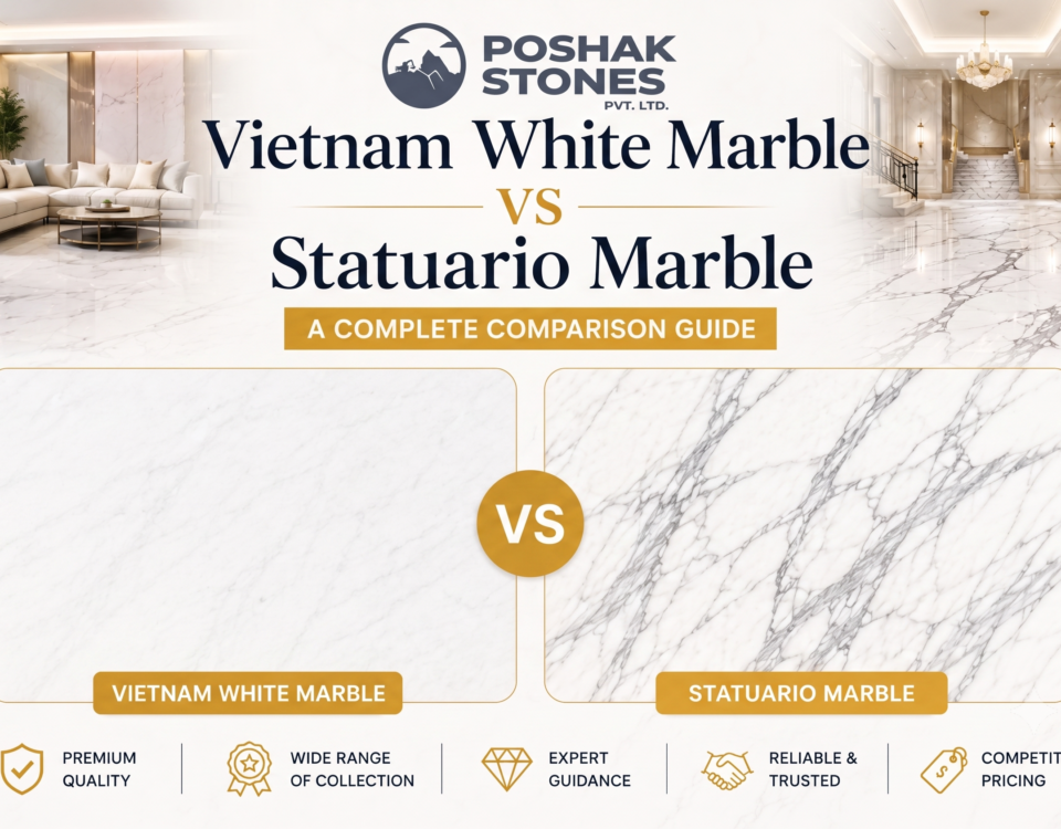 Vietnam White Marble vs Statuario Marble: Which Luxury Marble is Right for Your Space?